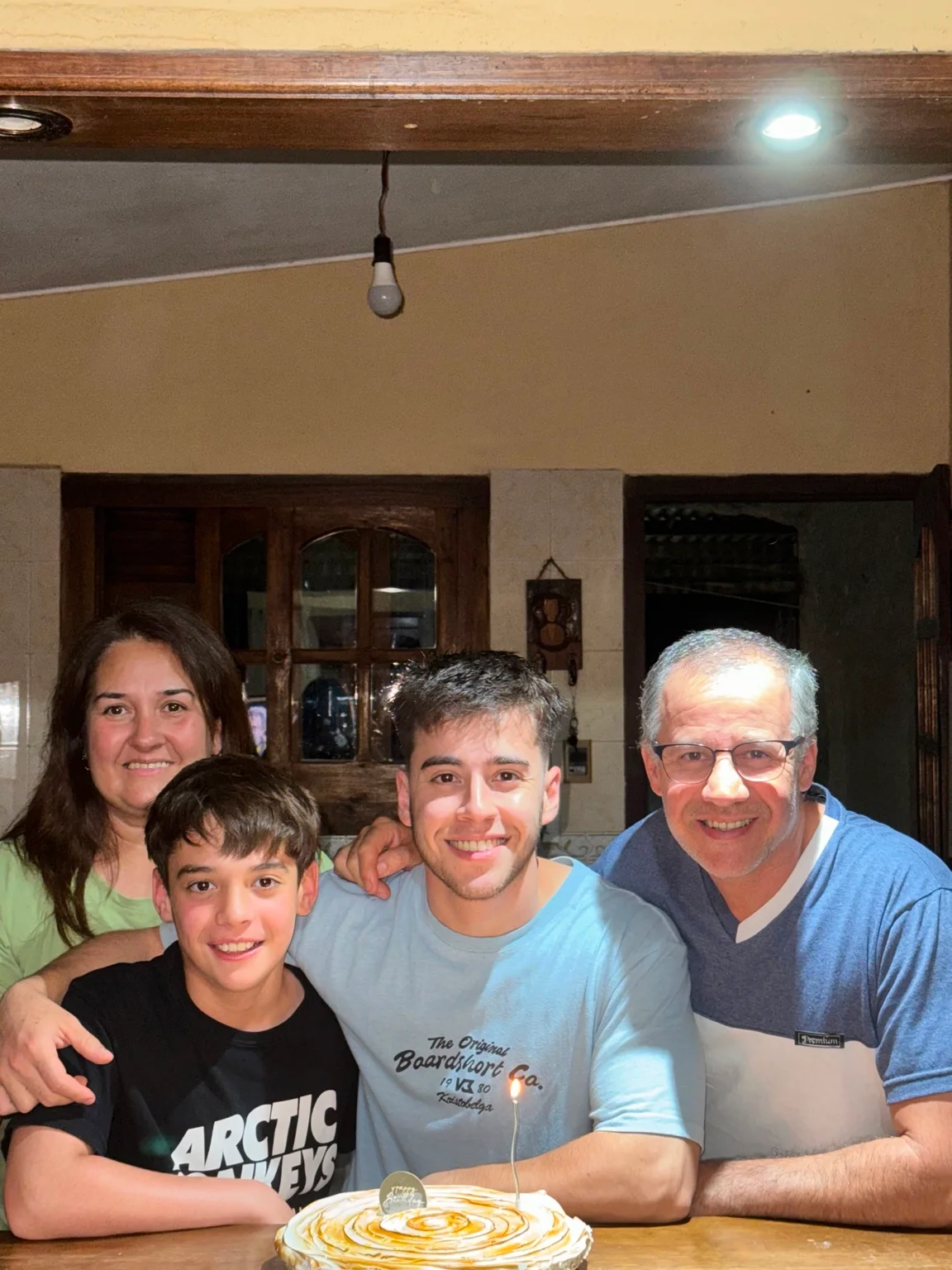 Familia de Mollecitos del Buen Paladar reunida en su hogar